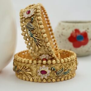 Mayur Desiner Bangles with Meeana Karigari (2043)