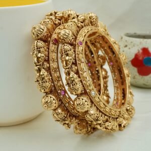 Rajwadi Hathi Kalash Gokhru Style Bangles (1962)