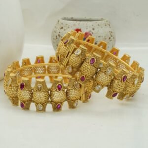 Ruby AD Shankh Designer Copper Bangles (1993)