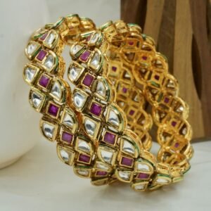 Ruby AD Kundan bangles Kada (1998)