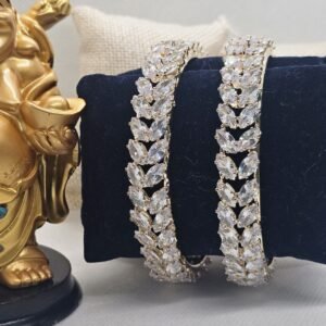 ButterFly Gold Plated AD Bangles (105-1277)